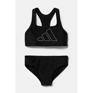 adidas Performance costum de baie pentru copii din două piese culoarea negru, JJ0433 imagine