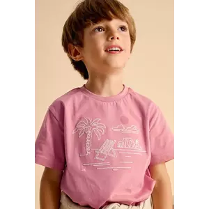 Mayoral tricou copii culoarea roșu, cu imprimeu, 3026 imagine