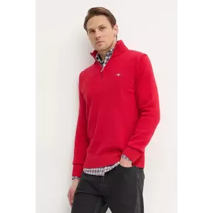 Gant pulover de bumbac culoarea rosu imagine