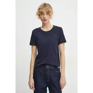 G-Star tricou din bumbac femei, culoarea bleumarin imagine