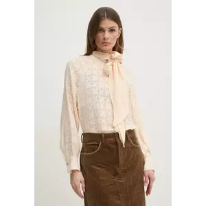 Hoss Intropia bluză femei, culoarea bej, cu imprimeu, 6288724 imagine