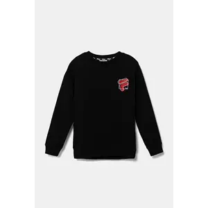 Fila bluză copii LUHNSTEDT culoarea negru, cu imprimeu, FAT0590 imagine