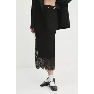 Aniye By fustă culoarea negru, midi, creion, 181445 imagine