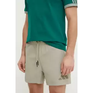 adidas pantaloni scurți Z.N.E. bărbați, culoarea verde, JN9024 imagine