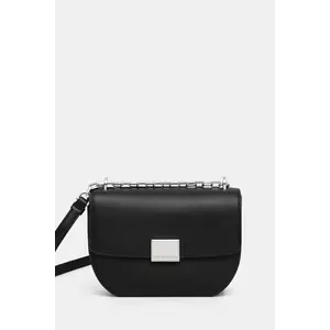 Karl Lagerfeld poseta de piele culoarea negru, A1W30445 imagine