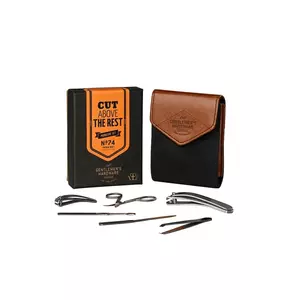 Gentlemen's Hardware set manichiură Charcoal Manicure Set imagine