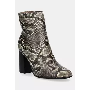 Answear Lab botine femei, culoarea bej, cu toc drept, izolare usoara imagine