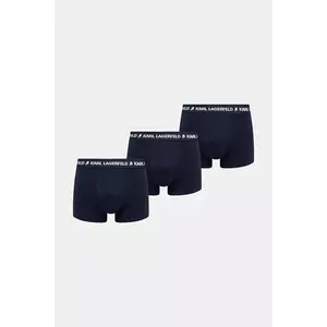 Karl Lagerfeld boxeri 3-pack barbati, culoarea albastru marin, A1M47151 imagine