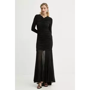 A.L.C. rochie Fawn culoarea negru, maxi, evazată, 6DRES02467 imagine