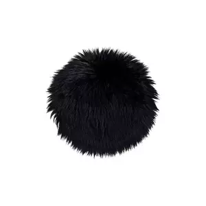 House Nordic perna pentru scaun Lambskin Seat Artificial culoarea negru imagine