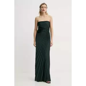 A.L.C. rochie Bianca culoarea verde, maxi, evazată, 6DRES02461 imagine