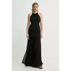 A.L.C. rochie Lana culoarea negru, maxi, evazată, 6DRES02466 imagine