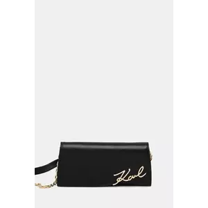 Karl Lagerfeld portofel de piele femei, culoarea negru, A1W32068 imagine