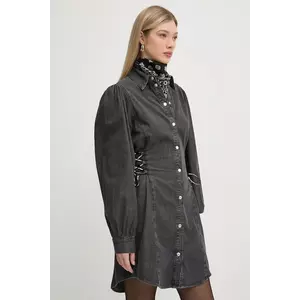 Karl Lagerfeld Jeans rochie culoarea gri, mini, mulată, A1W13004 imagine