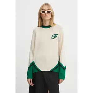 FROM FUTURE pulover de casmir culoarea bej, light, WPR02199 imagine