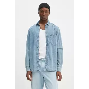 Samsoe Samsoe camasa jeans barbati, cu guler clasic, regular, M24400076 imagine