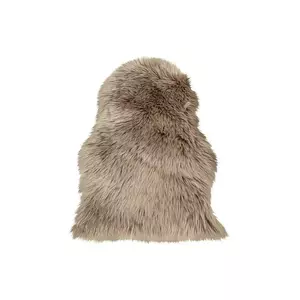 House Nordic scaun Lambskin Artificial culoarea maro imagine