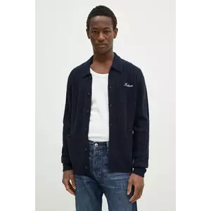 FROM FUTURE cardigan din cașmir bărbați, culoarea bleumarin, MPC02223 imagine