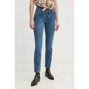 Pepe Jeans jeans SLIM JEANS MW GRACE femei, culoarea bleumarin, PL204589EE3 imagine