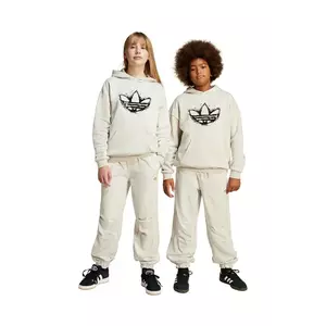 adidas Originals pantaloni de trening pentru copii culoarea bej, uni, JC9073 imagine