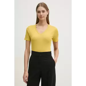 United Colors of Benetton tricou din bumbac femei, culoarea roz, 3GA2E4230 imagine