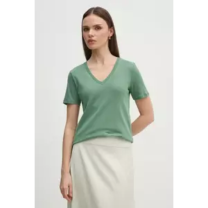 United Colors of Benetton tricou din bumbac femei, culoarea roz, 3GA2E4230 imagine