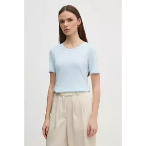 United Colors of Benetton tricou din bumbac femei, culoarea violet, 3GA2E16A0 imagine