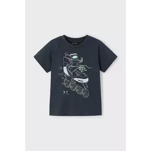 Mayoral tricou de bumbac pentru copii culoarea negru, cu imprimeu, 3037 imagine