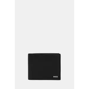 BOSS portofel de piele barbati, culoarea negru, 50536727 imagine