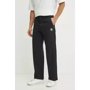 adidas Originals pantaloni Essential bărbați, culoarea negru, cu fason chinos, JD2442 imagine