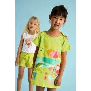 Mayoral rochie fete culoarea verde, mini, dreaptă, 3963 imagine