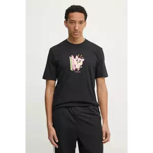 adidas Originals tricou Q12 TS KAWAII bărbați, culoarea negru, cu imprimeu, JP2675 imagine