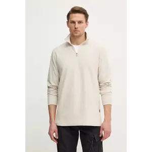 G-Star longsleeve din bumbac culoarea bej, cu imprimeu, D26452-D617 imagine