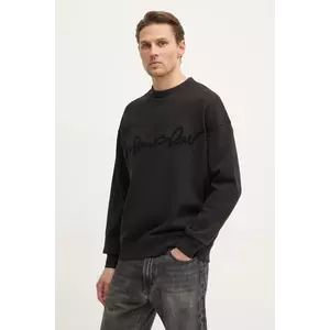 G-Star hanorac de bumbac bărbați, culoarea negru, cu imprimeu, D25134-D257 imagine