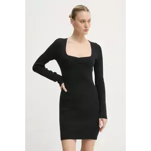 Hollister Co. rochie culoarea negru, mini, mulată, KI359-4333 imagine