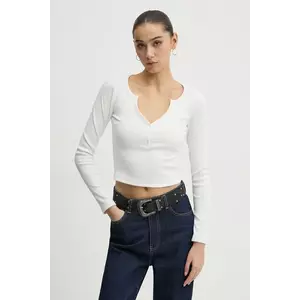 Hollister Co. longsleeve femei, culoarea bej, KI339-3631 imagine