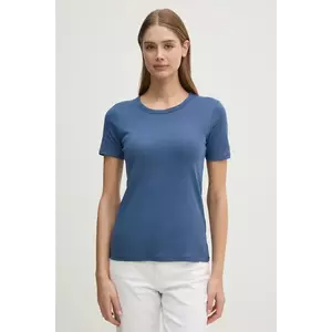 United Colors of Benetton tricou din bumbac femei, culoarea violet, 3GA2E16A0 imagine