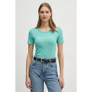 United Colors of Benetton tricou din bumbac femei, culoarea rosu, 3GA2E16A2 imagine