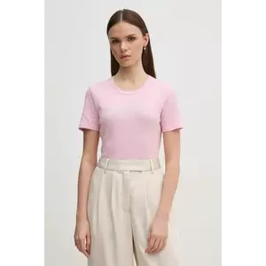 United Colors of Benetton tricou din bumbac femei, culoarea rosu, 3GA2E16A2 imagine