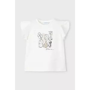 Mayoral tricou copii culoarea bej, 3004 imagine