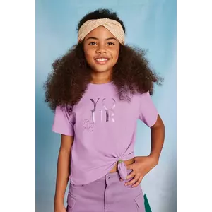 Mayoral tricou de bumbac pentru copii culoarea violet, 6024 imagine