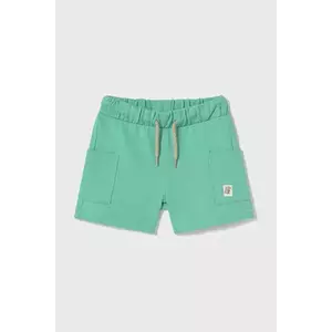 Mayoral pantaloni scurți din bumbac pentru copii culoarea turcoaz, 1244 imagine