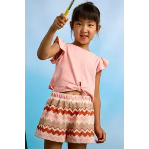 Mayoral set de bumbac pentru copii culoarea portocaliu, 3209 imagine