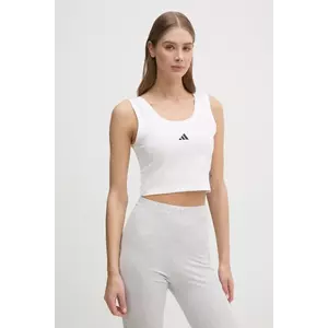 adidas top Essentials femei, culoarea alb, JD0545 imagine