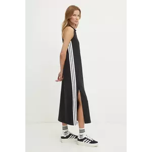 adidas rochie Essentials culoarea negru, maxi, mulată, JE1208 imagine