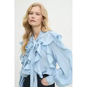 Answear Lab cămașă femei, cu un decolteu legat, regular imagine