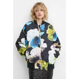 Stine Goya geaca bomber femei, culoarea negru, de tranzitie, oversize, SG-PS25-J011-2317 imagine