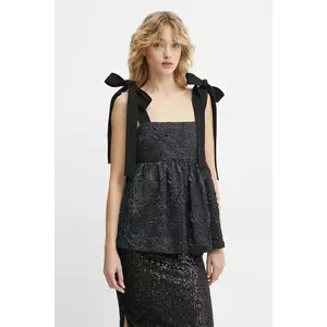 Stine Goya bluza femei, culoarea negru, modelator, SG-PS25-T035-2320 imagine