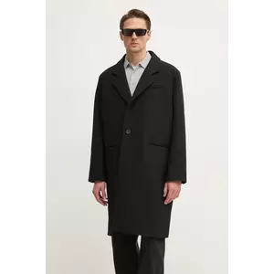 Won Hundred palton din lana culoarea negru, de tranzitie, 3394-14272 imagine