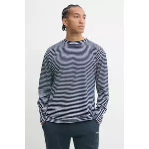 Zoo York longsleeve din bumbac culoarea albastru marin, modelator, 60240007 imagine